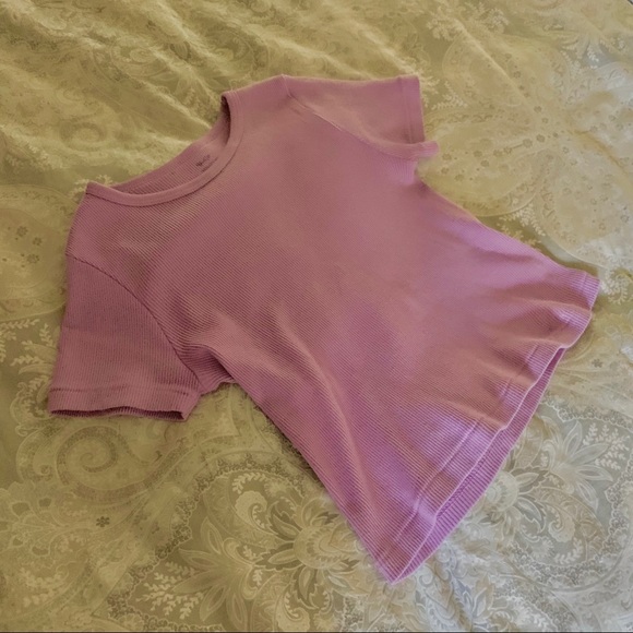 💜SOLD💜PacSun x John Galt lavender ribbed top - Picture 4 of 4